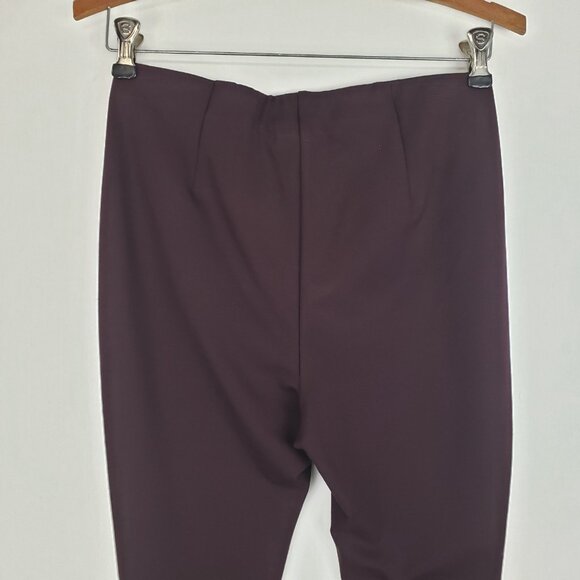 J Jill Ponte Leggings NWT Dark Fig Burgundy Pull On Pants Petite Size SP - Picture 4 of 8